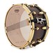 SJC Drums Custom 14 x 7 Snare Drum, Walnut Black Burst