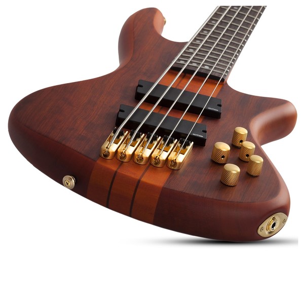 DISC Schecter Stiletto Studio-5 FF, Honey Satin at Gear4music