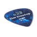 Dunlop Genuine Celluloid 12 Pick Pack Thin, Blue Pearl