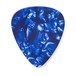 Dunlop Genuine Celluloid 12 Pick Pack Med, Blue Pearl