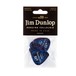 Dunlop Genuine Celluloid 12 Pick Pack Heavy, Blue Pearl