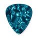 Dunlop Genuine Celluloid 12 Pick Pack Thin, Turq Pearl