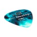 Dunlop Genuine Celluloid 12 Pick Pack Thin, Turq Pearl