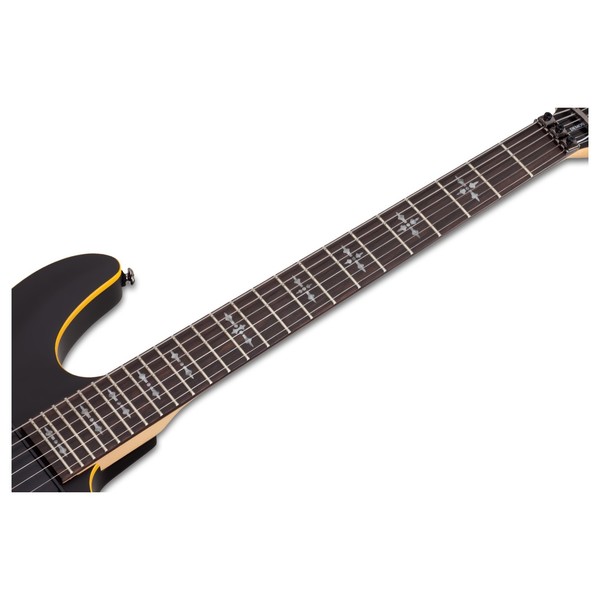 DISC Schecter Demon-6 FR, Aged Black Satin at Gear4music