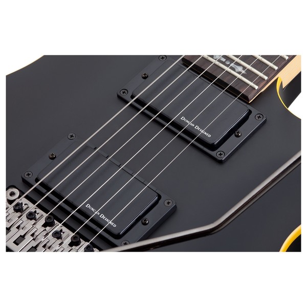 DISC Schecter Demon-6 FR, Aged Black Satin at Gear4music