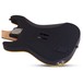 Schecter Demon-6 FR, Aged Black Satin rear view