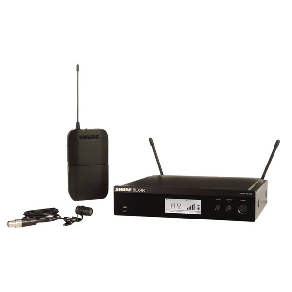 Shure BLX14RE/W85-T11 Rack Mount Wireless Lavalier System with WL185 1