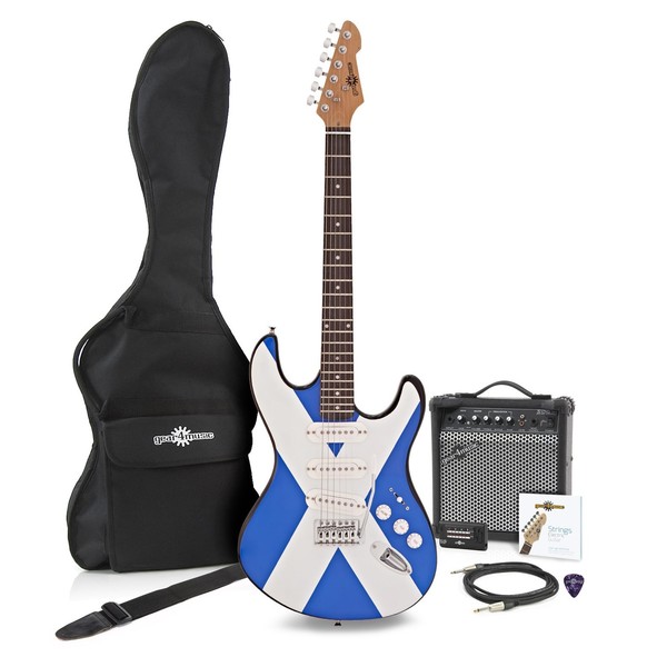 LA Electric Guitar + Amp Pack, Scottish Flag