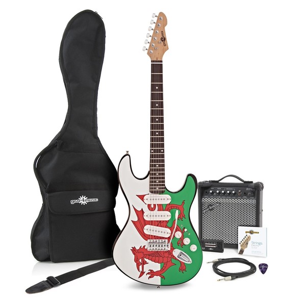 LA Electric Guitar + Amp Pack, Welsh Flag