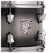 SJC Drums Custom 13 x 7 Snare Drum, Silver Sparkle Lacquer Burst