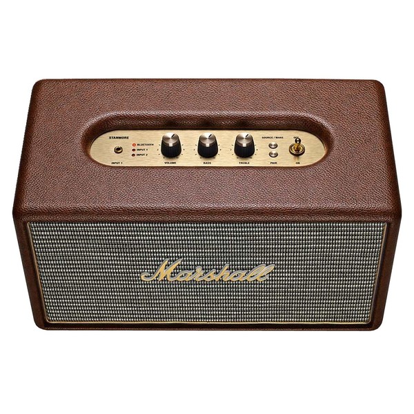 Marshall Stanmore Active Stereo Bluetooth Speaker, Brown - Box