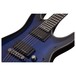 Schecter Blackjack SLS C-1 Active, See Thru Blue Burst pickups