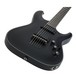 Schecter Blackjack SLS C-1 Active, Aged Black Satin front close up angle