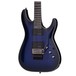 Schecter Blackjack SLS C-1 FR Active, See Thru Blue Burst front close up