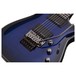 Schecter Blackjack SLS C-1 FR Active, See Thru Blue Burst pickups and controls