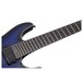 Schecter Blackjack SLS C-7 Active, See Thru Blue Burst fingerboard