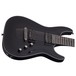 Schecter Blackjack SLS C-7 Passive, Satin Black front right close up