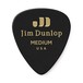 Dunlop Genuine Celluloid 12 Pick Pack Med, Black