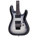 Schecter Jake Pitts C-1 FR, Metallic White/Black Burst front close up