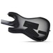 Schecter Jake Pitts C-1 FR, Metallic White/Black Burst rear angle