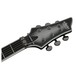 Schecter Jake Pitts C-1 FR, Metallic White/Black Burst headstock