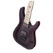 Schecter Jeff Loomis JL-7 FR, Vampyre Red Satin front close up angle