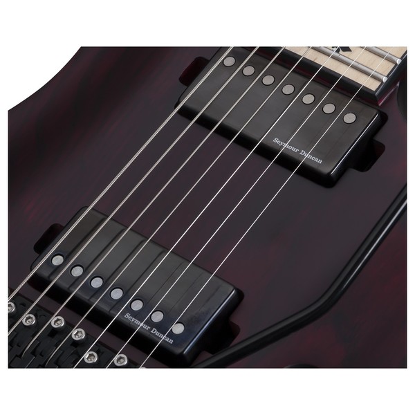 Schecter Jeff Loomis JL-7 FR, Vampyre Red Satin pickups