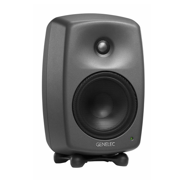 Genelec 8330APM Bi-Amplified Smart Active Monitor (Grey) - Angle