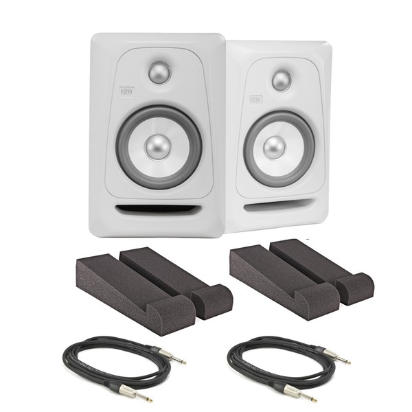 KRK Rokit RP5 G3 Active Monitors with Isolation Pads and Cables, Pair - Main