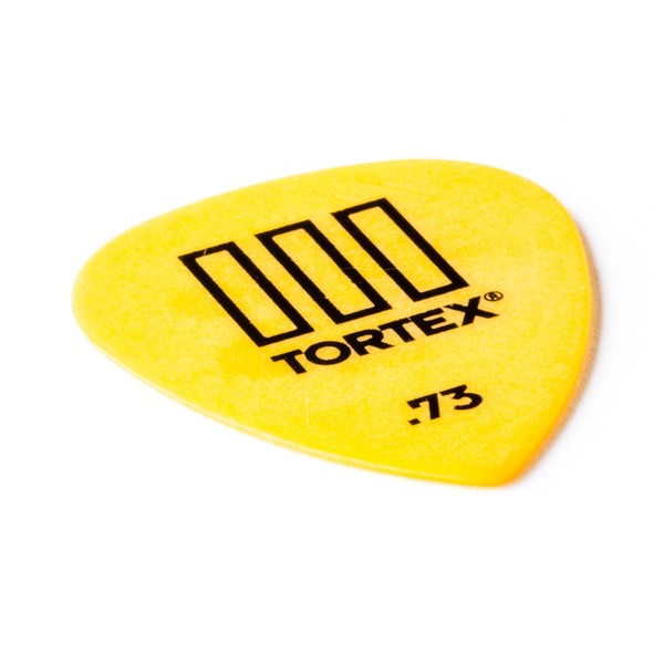 Jim Dunlop Tortex lll 0.73mm, Angled View