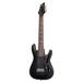 Schecter Omen-8 Active 8 String, Black front view