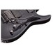 Schecter Hellraiser Hybrid C-7 FR, Trans Black Burst top controls and bridge