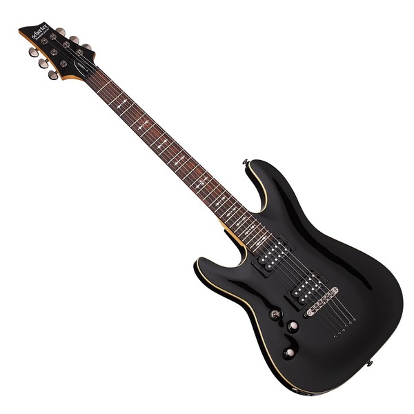 Schecter Omen-6 Left Handed, Gloss Black