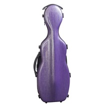 Hidersine Polycarbonate Violin Gourd Case, Brushed Purple - Nearly New