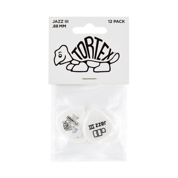 Jim Dunlop Tortex White Jazz III Packet