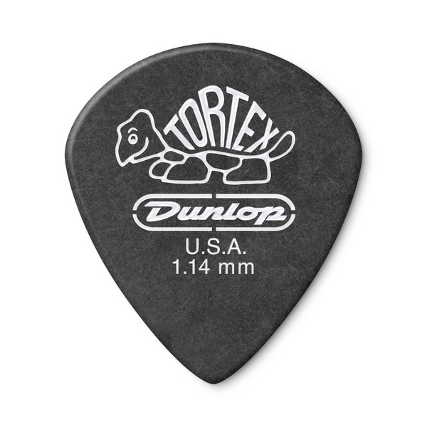 Jim Dunlop Tortex Pitch Black Jazz III 1.14mm, 12 Pick Pack Main Image