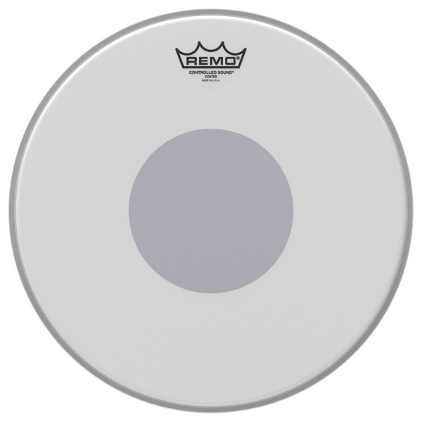 Remo Controlled Sound Coated 14'' Reverse Black Dot Snare Drum Head