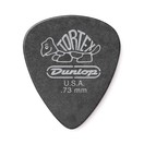 Dunlop Tortex Pitch Black Standard 0.73mm, 12 Pick Pack