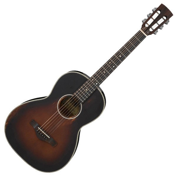 Ibanez AVN11 Artwood Vintage Acoustic 2018, Antique Brown Sunburst Front View