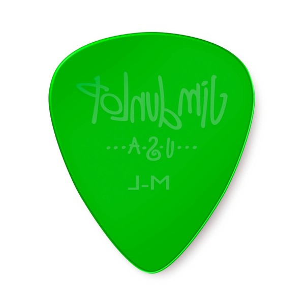 Dunlop Gels 12 Pick Pack Medium Light, Green