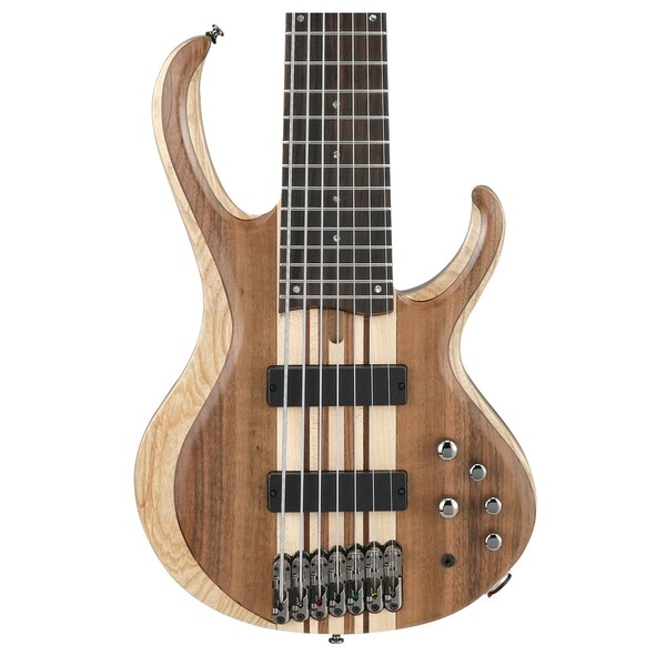 Ibanez BTB747 7 String Bass 2018, Natural Low Gloss Body