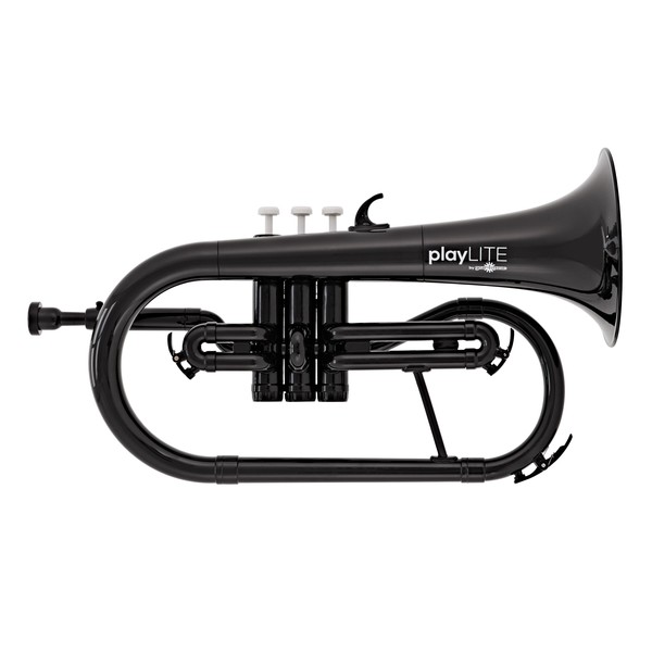 playLITE Hybrid Flugel Horn by Gear4music, Black