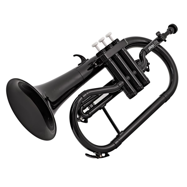 playLITE Hybrid Flugel Horn by Gear4music, Black