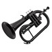 playLITE Hybrid Flugel Horn by Gear4music, Black