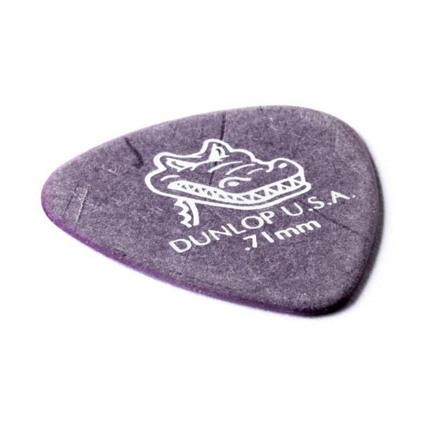 Jim Dunlop Gator Grip Standard .71mm, Angled View