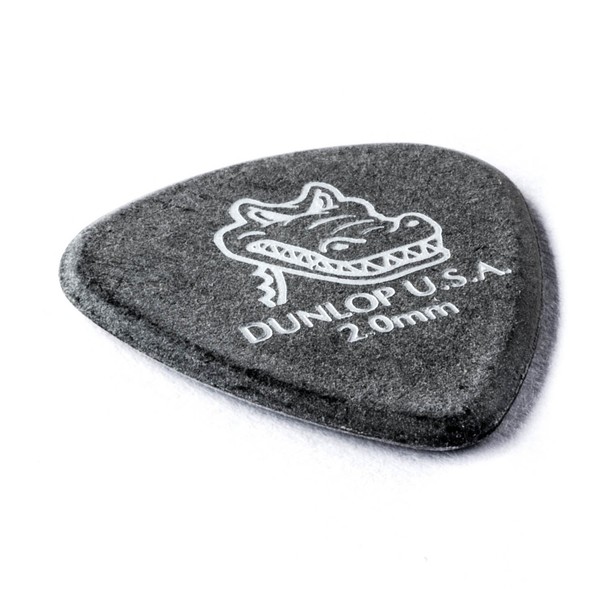Dunlop Gator Grip Standard 2.00mm, 12 Pick Pack Black