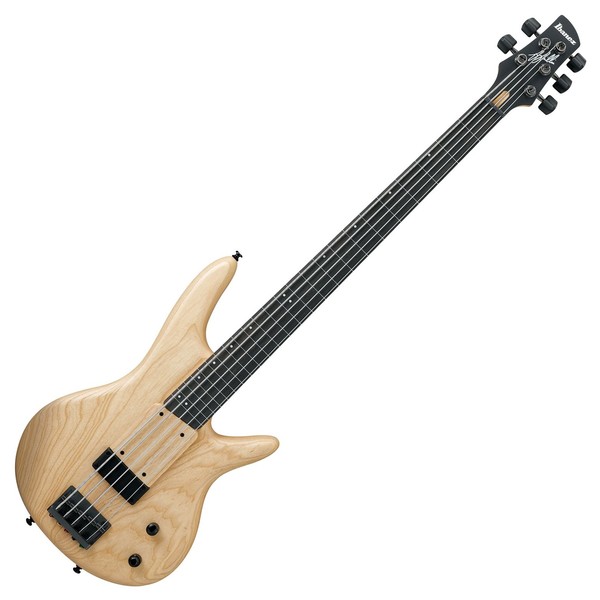 Ibanez GWB205 Gary Willis 5-String Fretless Bass 2018, Natural Flat