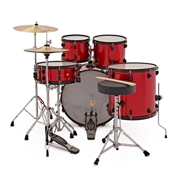 Natal EVO 22'' US Fusion Drum Kit with Hardware & Cymbals, Red