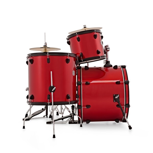 Natal EVO 22'' US Fusion Drum Kit with Hardware & Cymbals, Red
