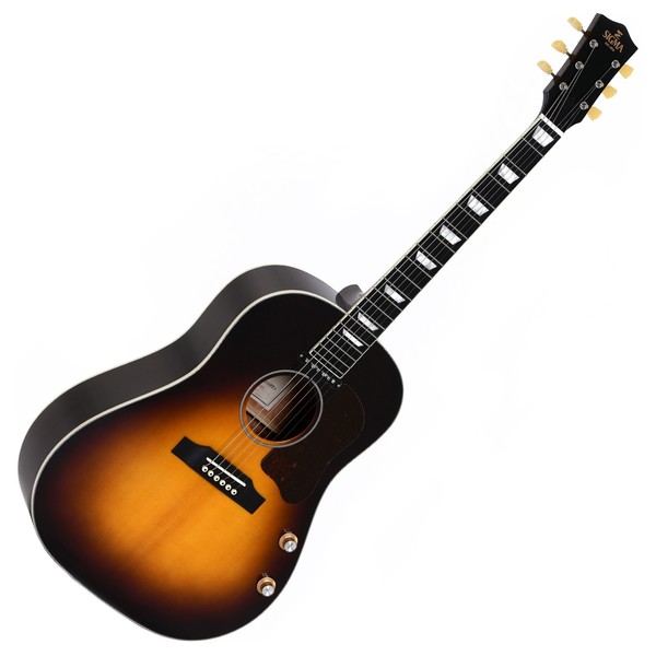 Sigma JM-SG160E+ Electro Acoustic, Sunburst Front View